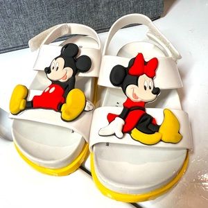 Mini Melissa Mickey & Minnie Sandals